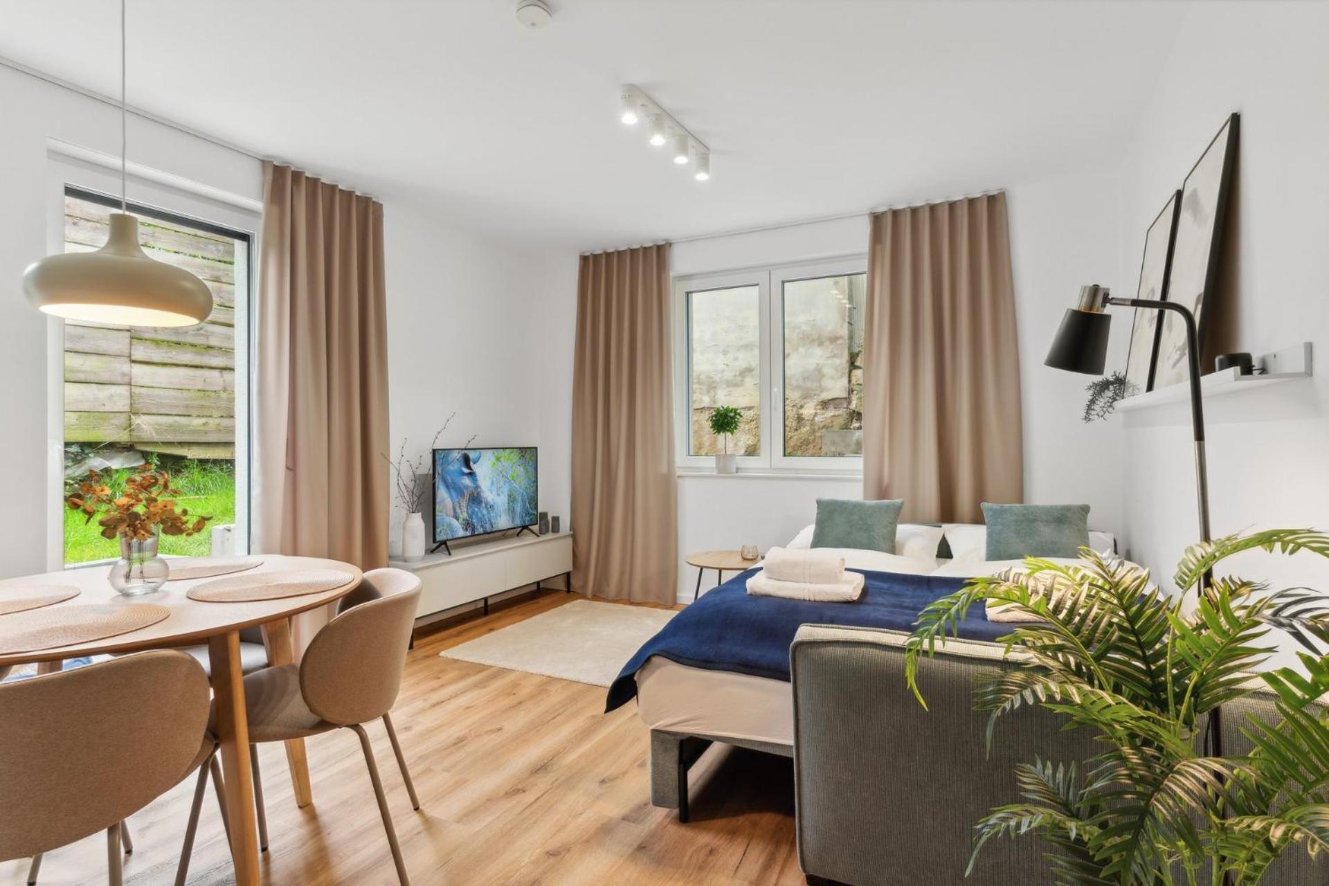 Deluxe Apartment In Bielefeld City Mit Parkplatz Und Terrasse Eksteriør billede